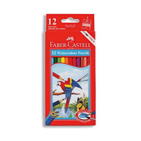 Faber Castell Watercolor Pencils 12 Color - Freeshop