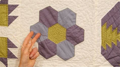 How To Sew Hexagons Together With Jennie Rayment Justhands On Tv