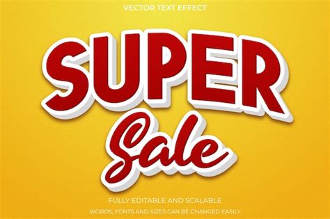 S Per Venta D Generador De Efectos De Texto Arte De Letras Vector