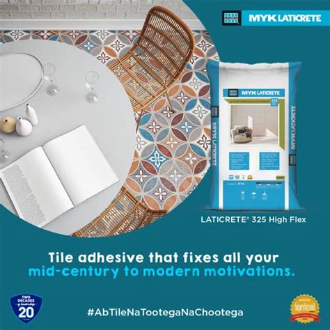 MYK Laticrete 325 High Flex Tile Adhesive 20 Kg Bag At Rs 900 Bag In