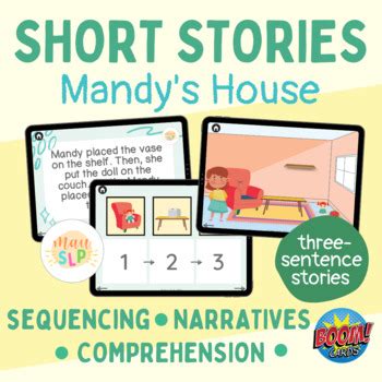 Short Stories Three Sentence Stories Mandy S House By Mau Slp