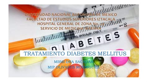 Tratamiento Diabetes Mellitus Tipo 2 PPT