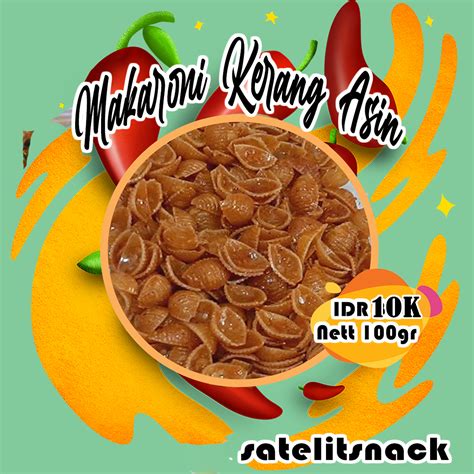 Order Online Makaroni Kerang Pedas Isi 100 Gram Satelit Snack PaxelMarket