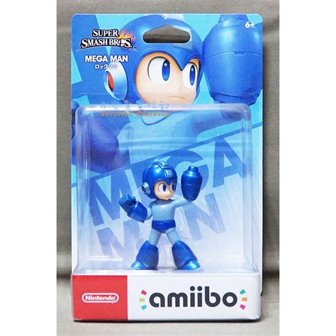 月光魚 電玩部全新現貨 amiibo MEGA MAN 洛克人 任天堂明星大亂鬥 ROCK MAN NS 現貨全新 蝦皮購物