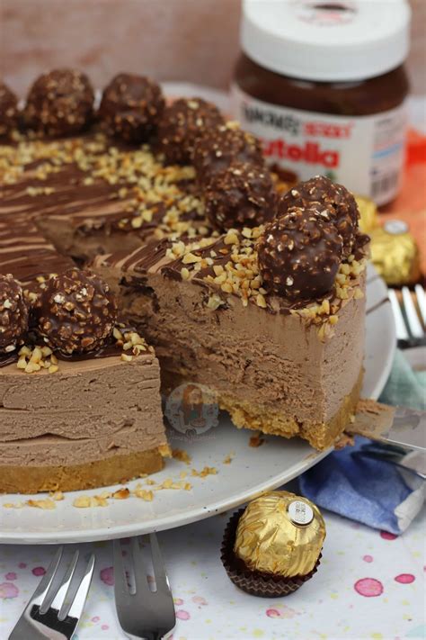 No Bake Ferrero Rocher And Nutella Cheesecake Jane S Patisserie