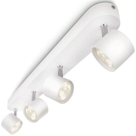 Philips Myliving Star Foco Cu Druple Regulable Led X W Blanco