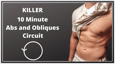 10 Minute Killer Abs And Obliques Circuit Home Core Workout Youtube