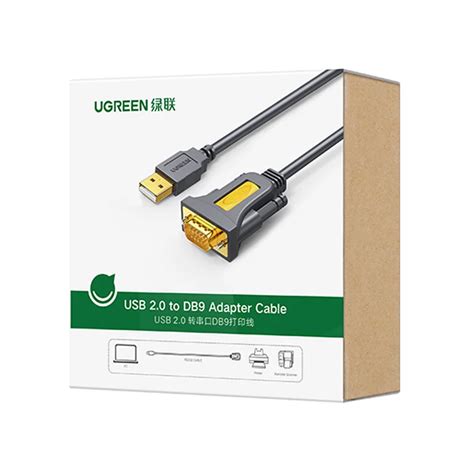 Ugreen Usb To Rs Adapter Serial Cable Db Male Pin With Pl