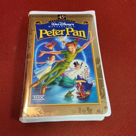 Peter Pan Vhs Th Anniversary Limited Edition Eur