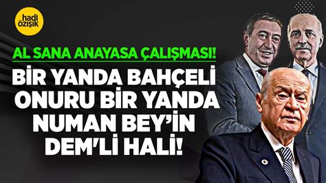 BİR YANDA DEVLET BAHÇELİ DURUŞU BİR YANDA NUMAN KURTULMUŞ UN DEM Lİ