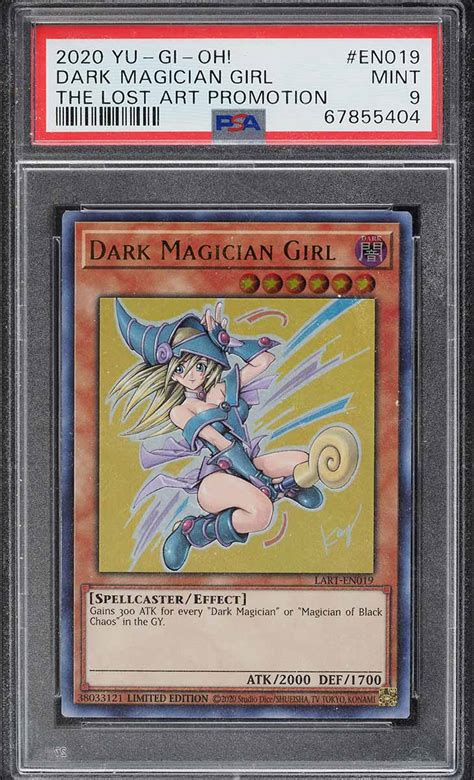 Yu Gi Oh The Lost Art Promo Dark Magician Girl Lart En Psa