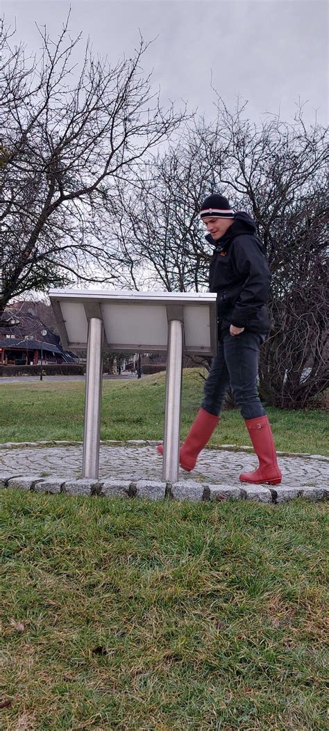 Red Hunter Boots