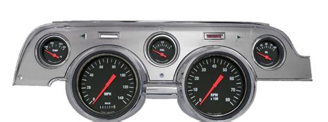 Classic Instruments Mustang Package W Brushed Aluminum Bezel