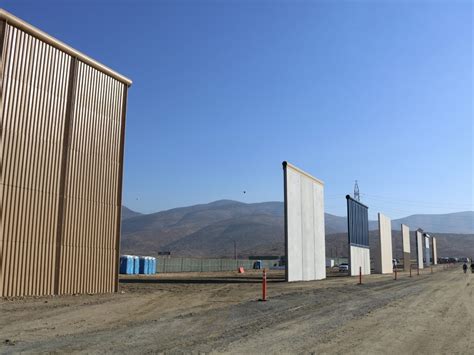 Border Wall Prototypes Face Testing Future Funding Questions