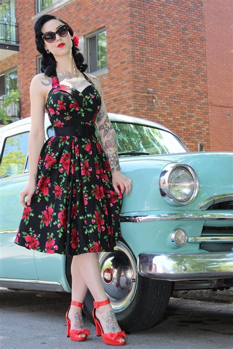 The Vintage Ellie Rockabilly Fashion Rockabilly Dress Pin Up Outfits