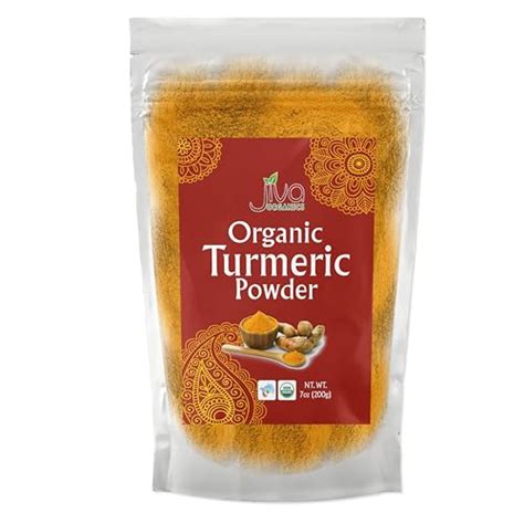 Jiva Organic Turmeric Powder 7 Oz Packaged In Resealable Bag 100