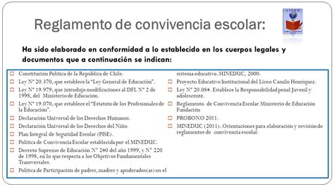 Que Es El Reglamento De Convivencia Escolar 2024 Company Salaries