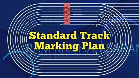 How To Mark 400m Standard Track 400m Athletic Track Marking 400m