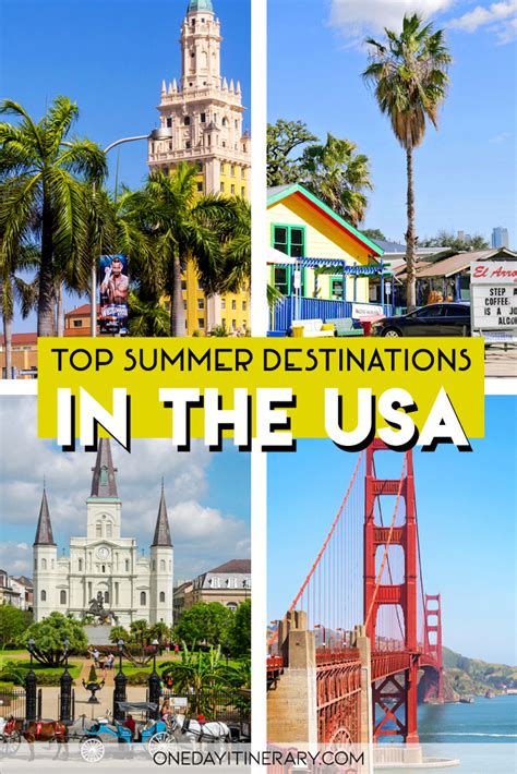 8 Best US Summer Travel Destinations