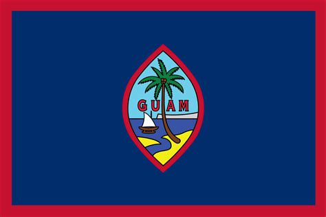 The Guam flag looks like the first thing you see if you are being born in Guam | Odd Stuff Magazine