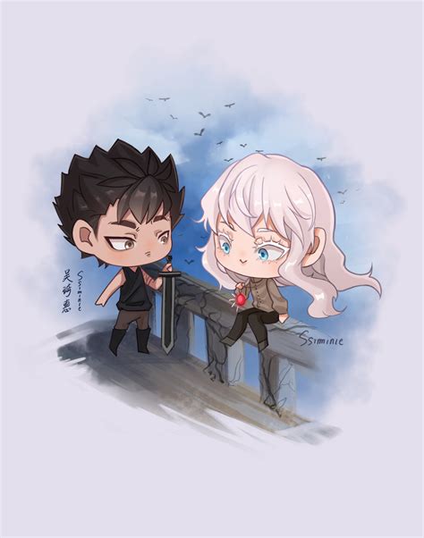 Artstation Guts And Griffith Berserk Chibi Fanart