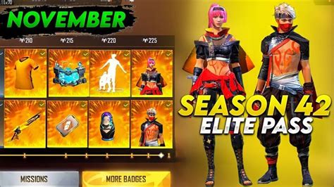 Free Fire Elite Pass Season 42 End Date Confirmed And Season 43 Leaks