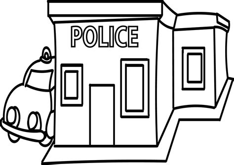 Police Station Drawing at PaintingValley.com | Explore collection of ...