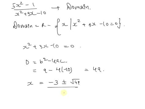 Solved Find The Domain Of The Function Enter Your Answer Using