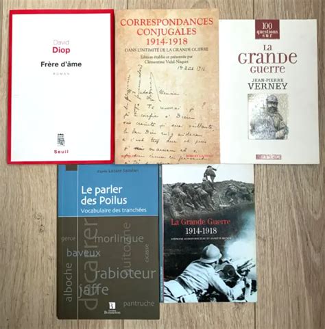 Lot De Livres Sur La Premiere Guerre Mondiale Ww