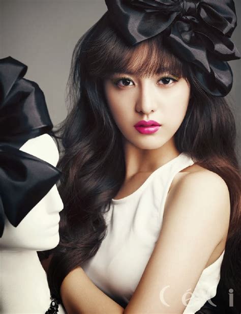 Kim Ji Won Magazine Photoshoot For Ceci Korea Magazine December 2013 Magazine Photoshoot