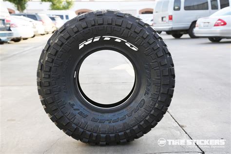 Nitto Trail Grappler Mt White Letter Tire By Tire Stickers Tire