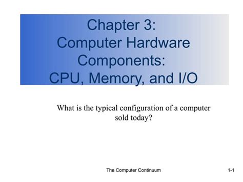 Computer Hardware Components Ppt