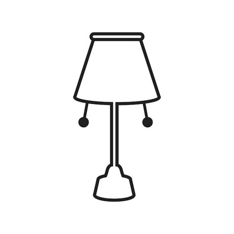 Premium Vector Desk Lamp Icon Flat Vector Illustration