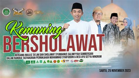 Centong Langenharjo Bersholawat Bersama Majlis Ta Lim Sholawat