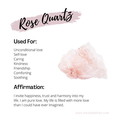 Love Forgiveness Self Confidence Rose Quartz Is The Stone Of