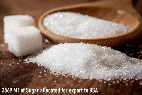 Additional quantity of 3569 MT for export of sugar to USA under TRQ