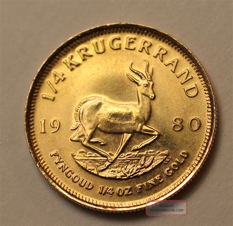 South Africa Krugerrand Oz Fine Gold Bullion Coin