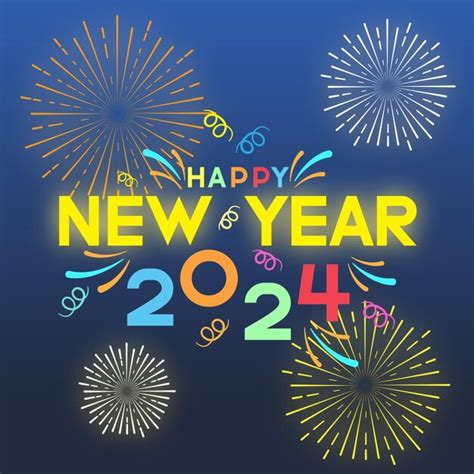 Premium Vector Happy New Year 2024 Background