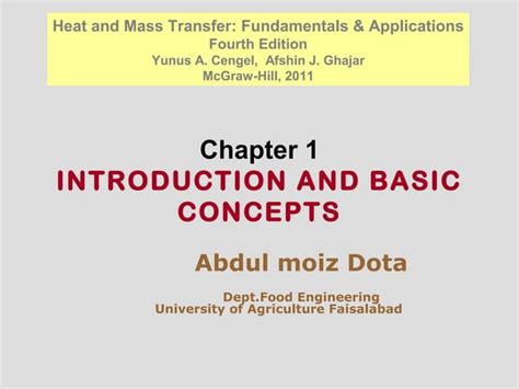 Chapter 1 INTRODUCTION AND BASIC CONCEPTS PPT