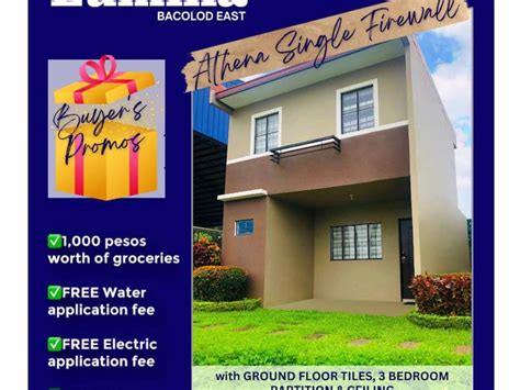 Athena Single Firewall Bacolod East House And Lot October