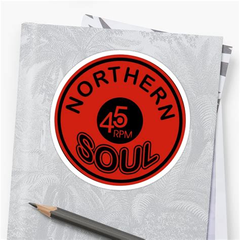 Northern Soul Vinyl 45 Badge Collection Sticker By Northernsoulz