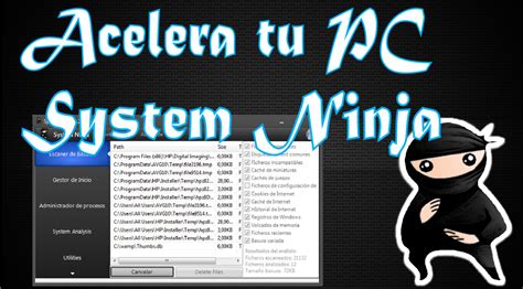 Acelera Y Optimiza Tu Pc Con System Ninja Pc R S Solution