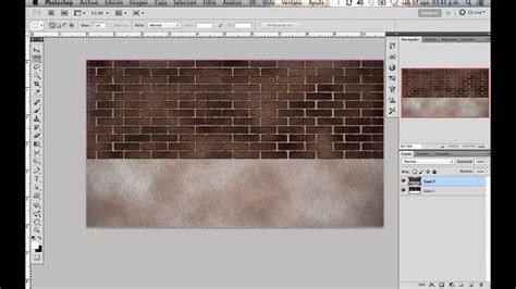 Photoshop 1 Creando Un Muro De Ladrillos Youtube