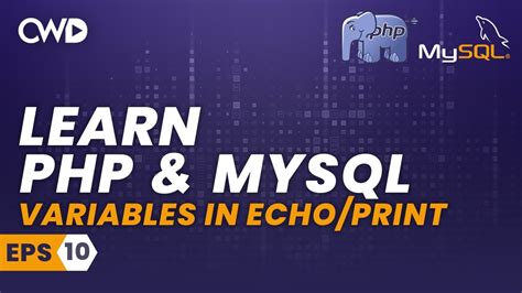 Variables In Echo And Print PHP For Beginners Learn PHP PHP