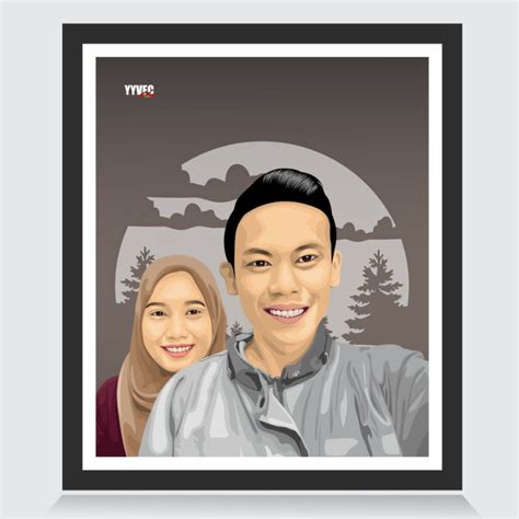 Jual Jasa Edit Foto Vektor Wajah Kado Ulang Tahun Kado Wisuda