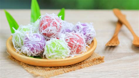 Resep Klepon Singkong Pelangi Food Fimela