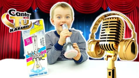 Giochi Preziosi Canta Tu Karaoke Light Sound L Unico Microfono Con