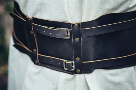 Ceinture viking en cuir marron La boutique médiévale