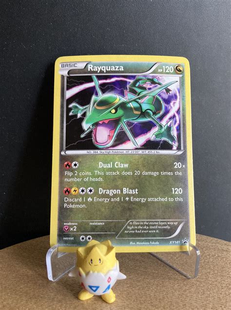 Rayquaza Xy Black Star Rare Cosmos Holo Xy Blister Promo