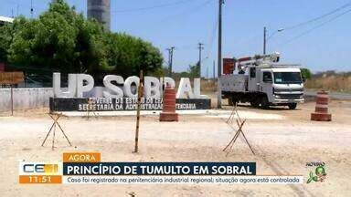 Cetv Edi O Fortaleza Princ Pio De Tumulto Em Pres Dio Em Sobral